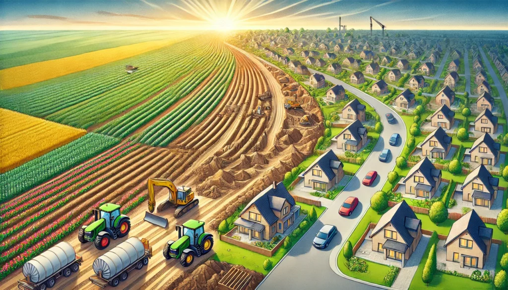 The Process of Converting Land from Agricultural to Residential